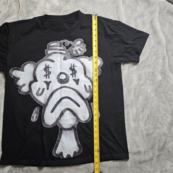 Men’s Graphic T-Shirt Black Money Cartoon Tee – Medium/Large - Picture 9 of 9